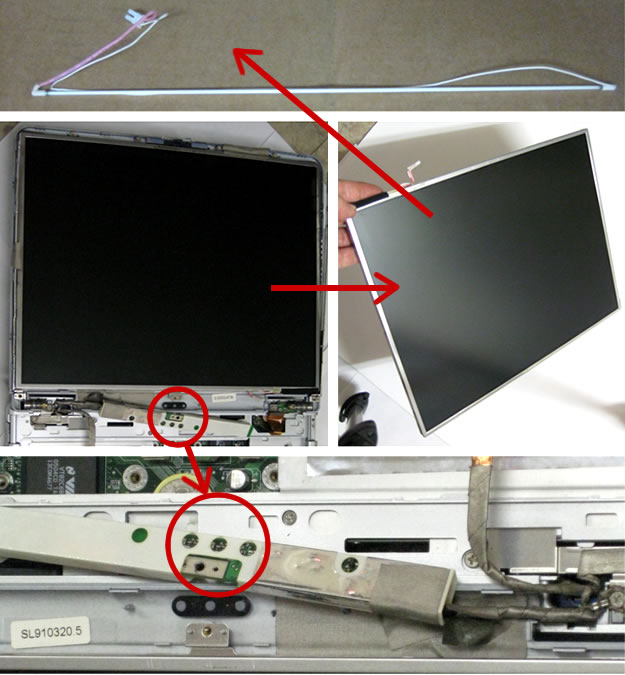 液晶画面の表示が出来ないパソコン